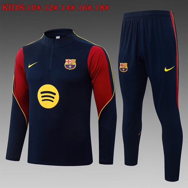 Ninos Sudadera De Training Barcelona 2026-2027 Azul 6